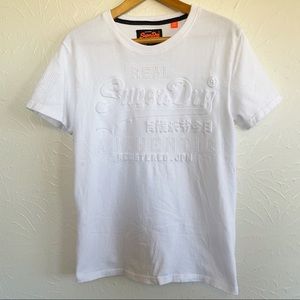 Superdry Men’s White Short Sleeve T-shirt Medium